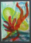 Orange Swimmer descending 1991