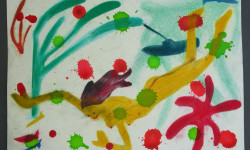 Swimmer with Shipwreck 1991