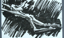 Swimming Woman dark 1991