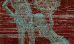 Timepiece (blue) detail