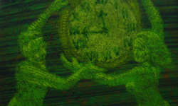 Timepiece (green) detail 1