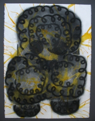 Poodle (dark with yellow ink) 1991