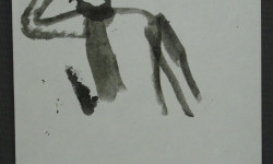 Man with Skull Sketch 8 1992