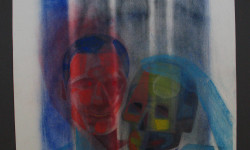Man with Skull blue arm 1992