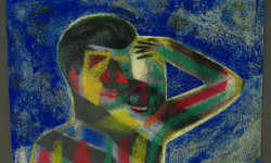 Man with Skull (in color) 1992