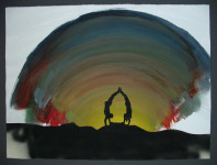 Sunset Handstand 1986